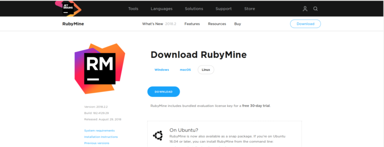 Как полностью удалить rubymine ubuntu